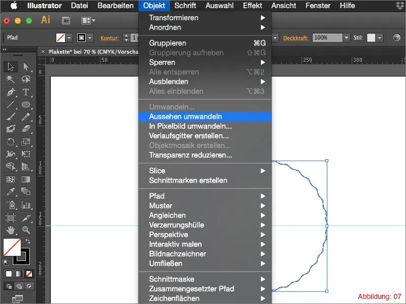 Vytvoriť plagát v programe Adobe Illustrator. 