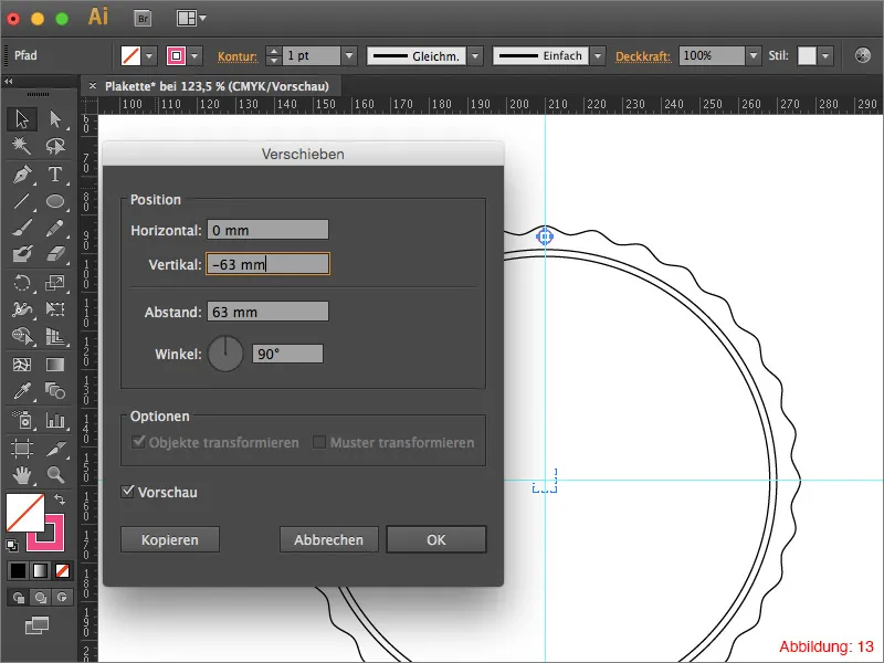 Adobe Illustrator – Plakette erstellen