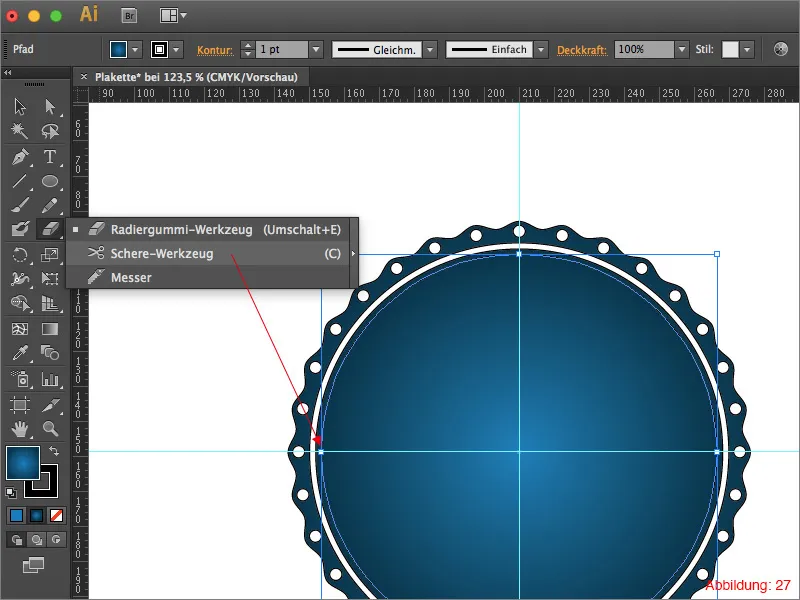 Create a badge in Adobe Illustrator.