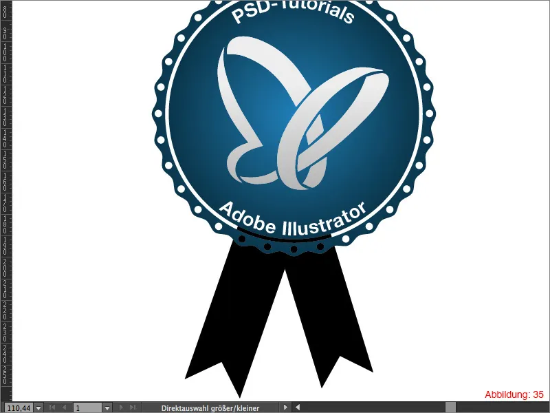 Adobe Illustrator – Plakette erstellen