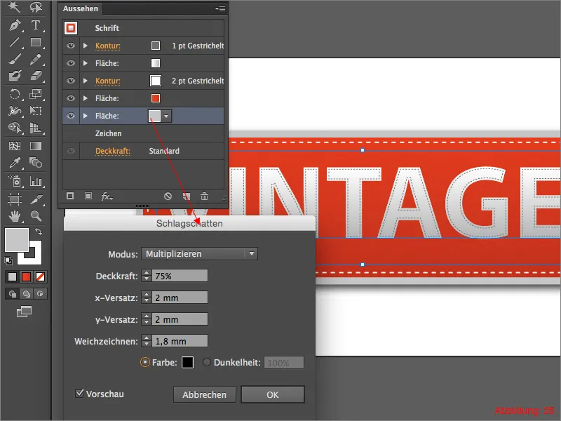 Adobe Illustrator - The power of the Appearance panel.