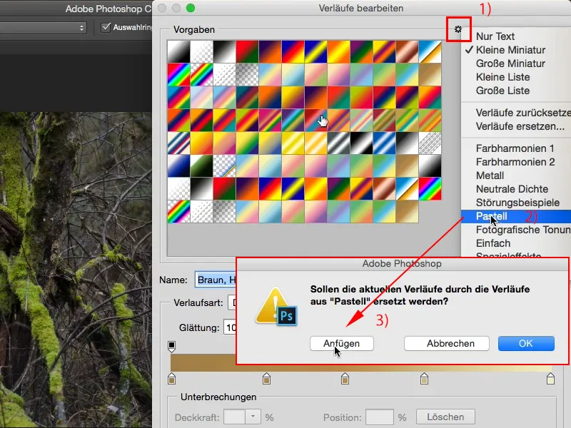 Megjelenés és stílusok Photoshop-ban - Fokozatos kinézetek Kinézetek és stílusok Photoshop-pal - átmenetek kinézetek
