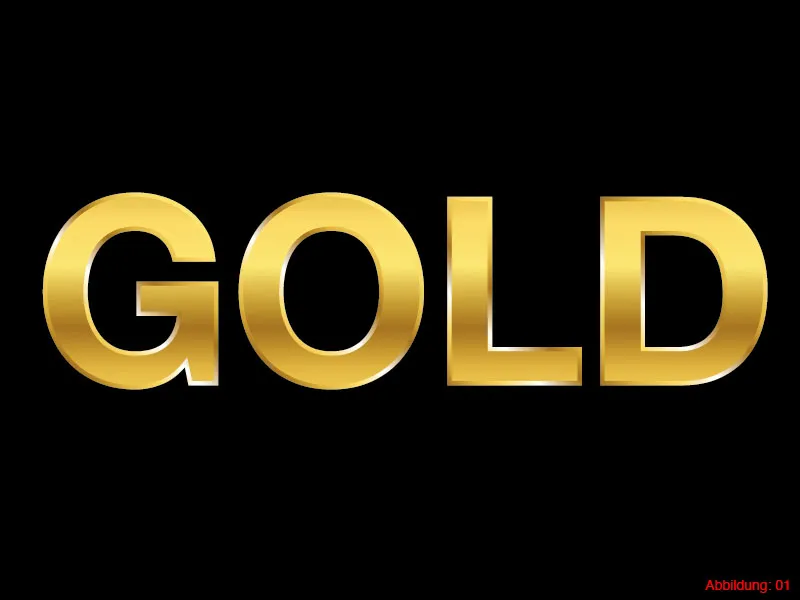 Adobe Illustrator - Gold effect on text