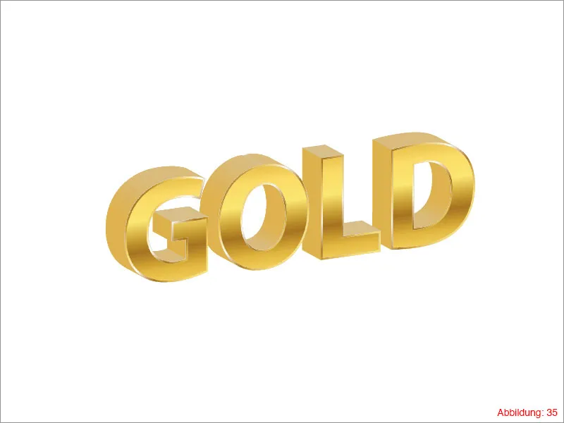 Adobe Illustrator - Gold effect on text