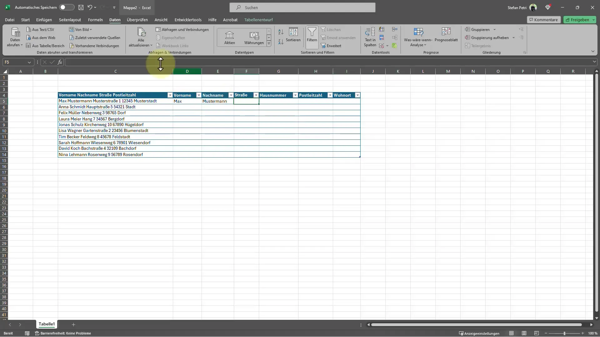 Tips Excel: 03 | Teks dalam Kolom