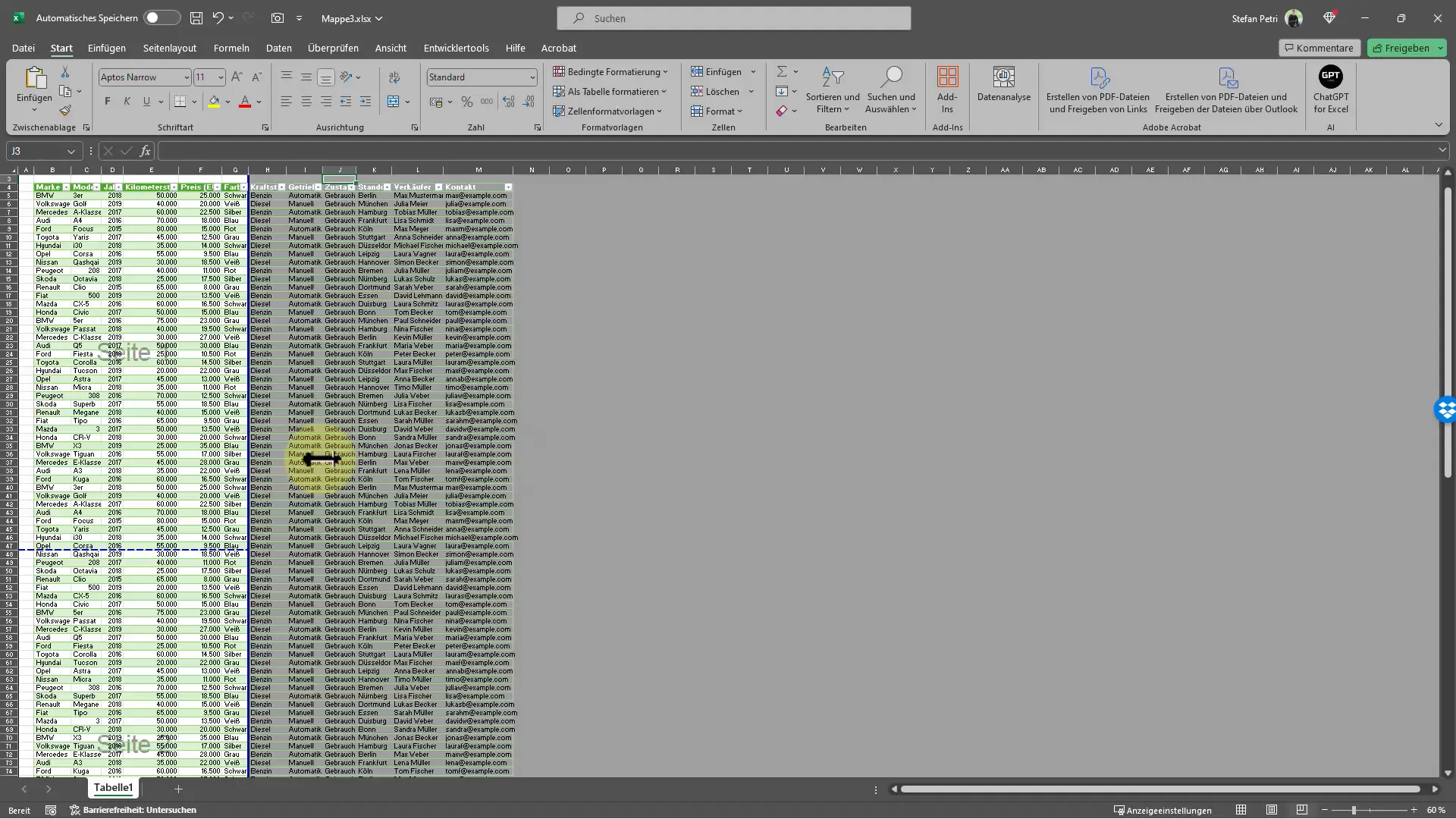 Excel-Tipps: So druckst du große Tabellen auf eine Seite