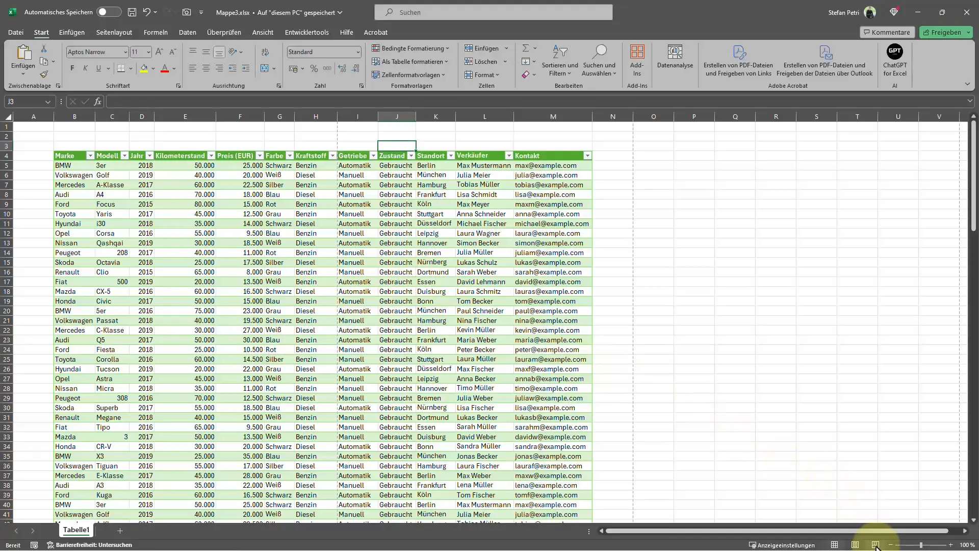 Excel-Tipps: So druckst du große Tabellen auf eine Seite