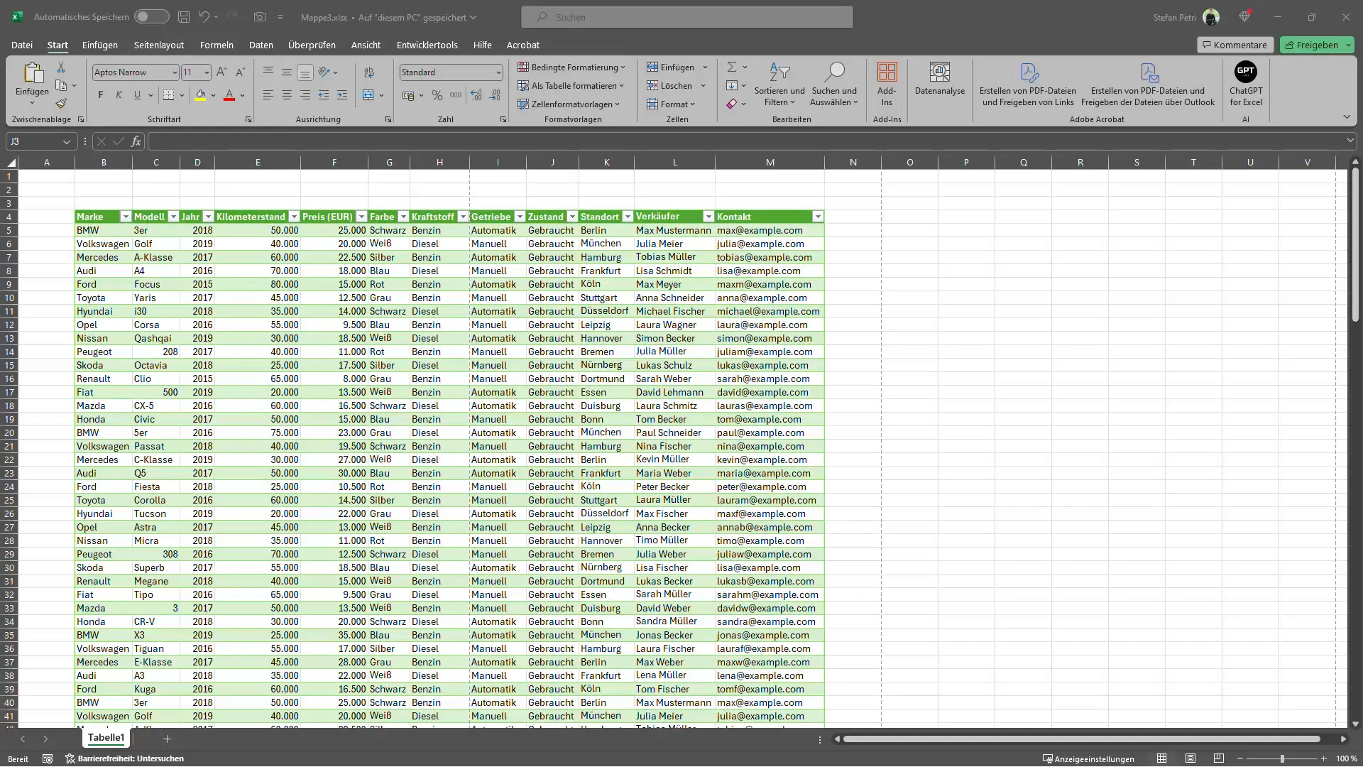 Porady dotyczące Excel: Jak drukować duże tabele na jednej stronie