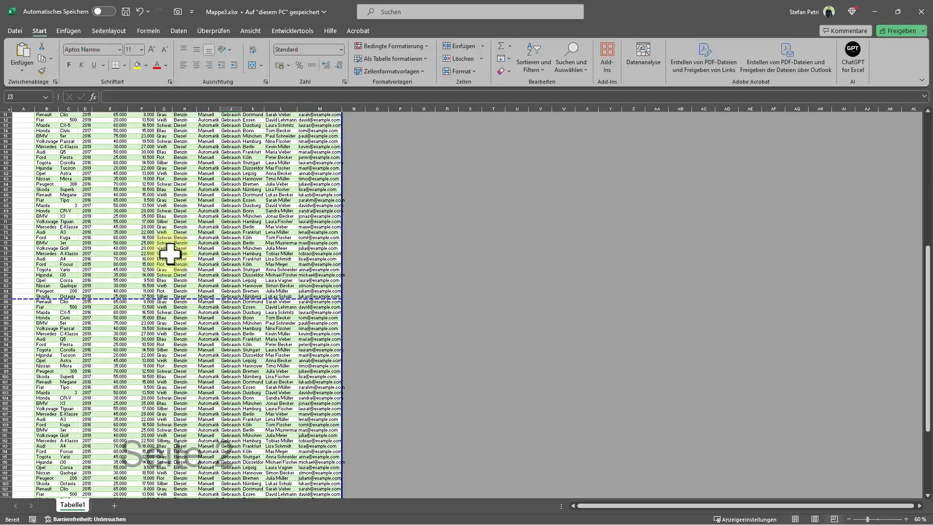 Excel-Tipps: So druckst du große Tabellen auf eine Seite