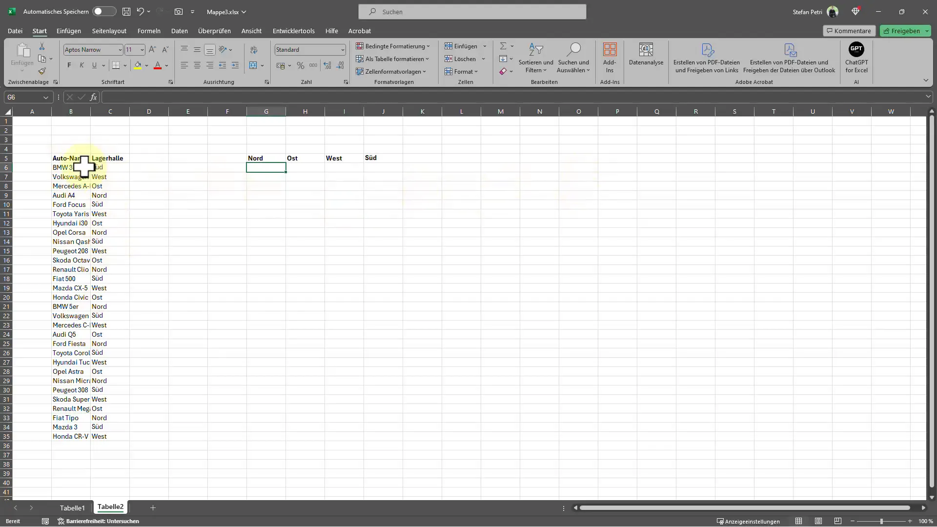 Daten effizient in Excel filtern – Ein umfassender Leitfaden