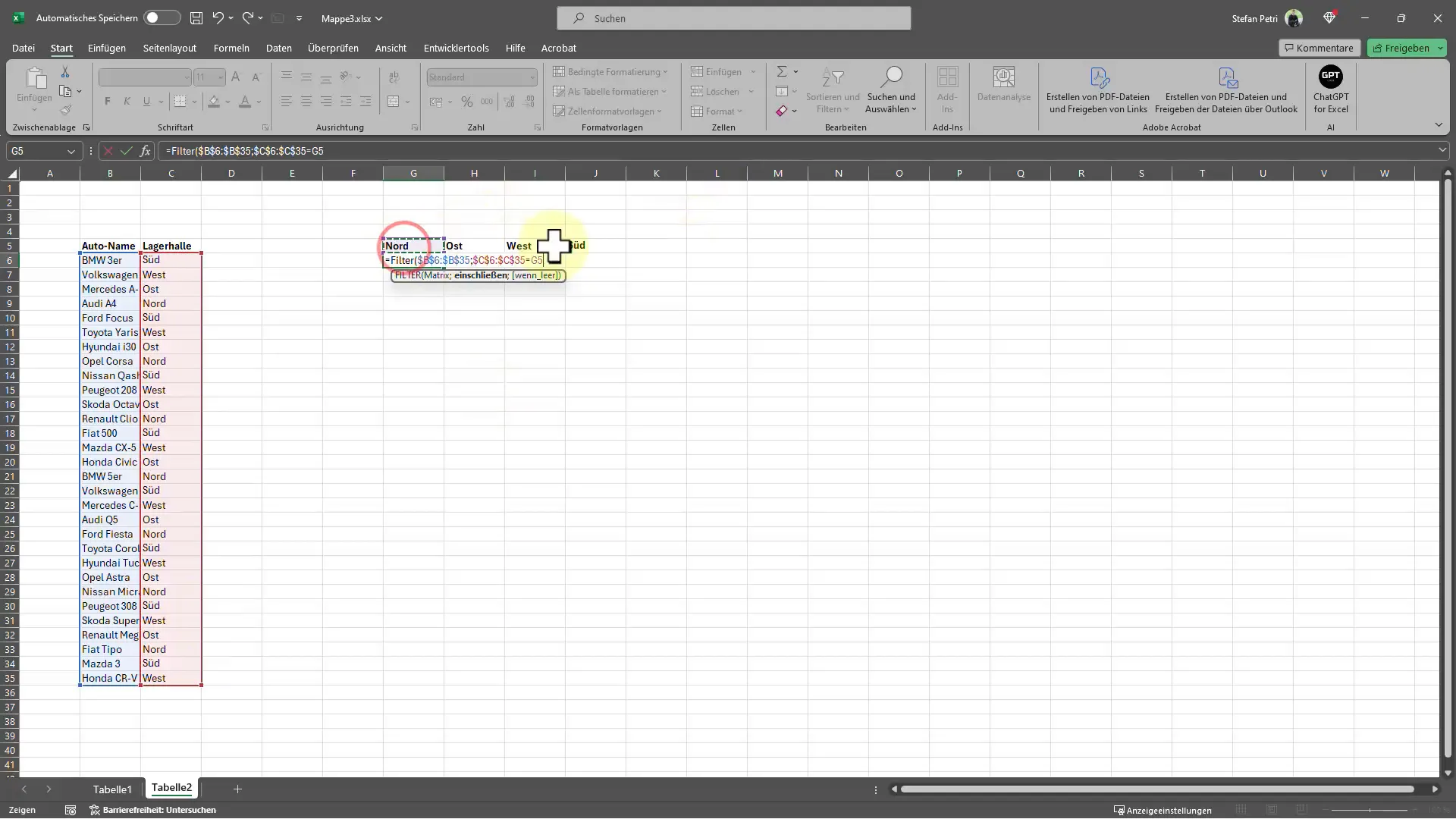 Daten effizient in Excel filtern – Ein umfassender Leitfaden