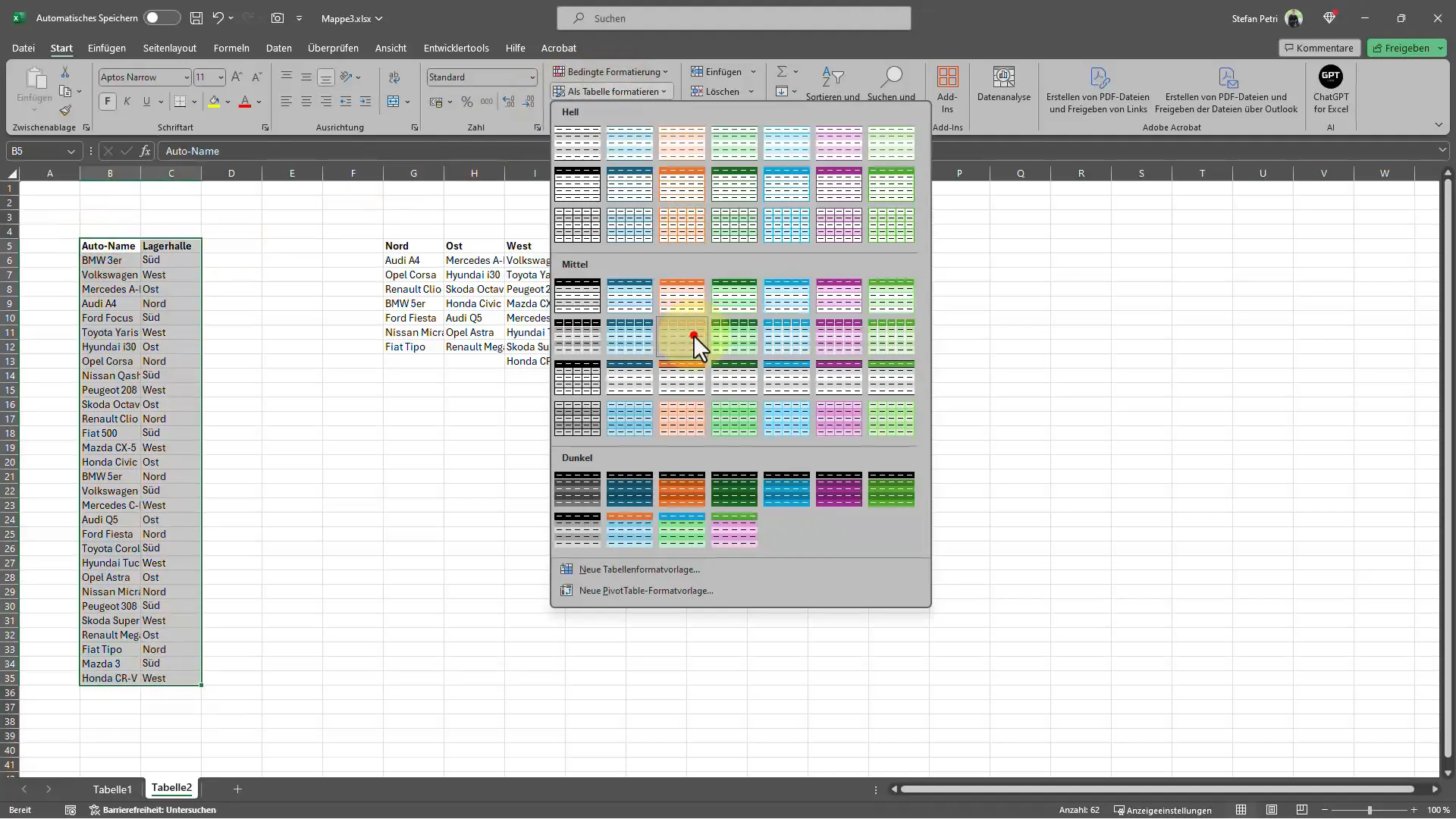 Daten effizient in Excel filtern – Ein umfassender Leitfaden