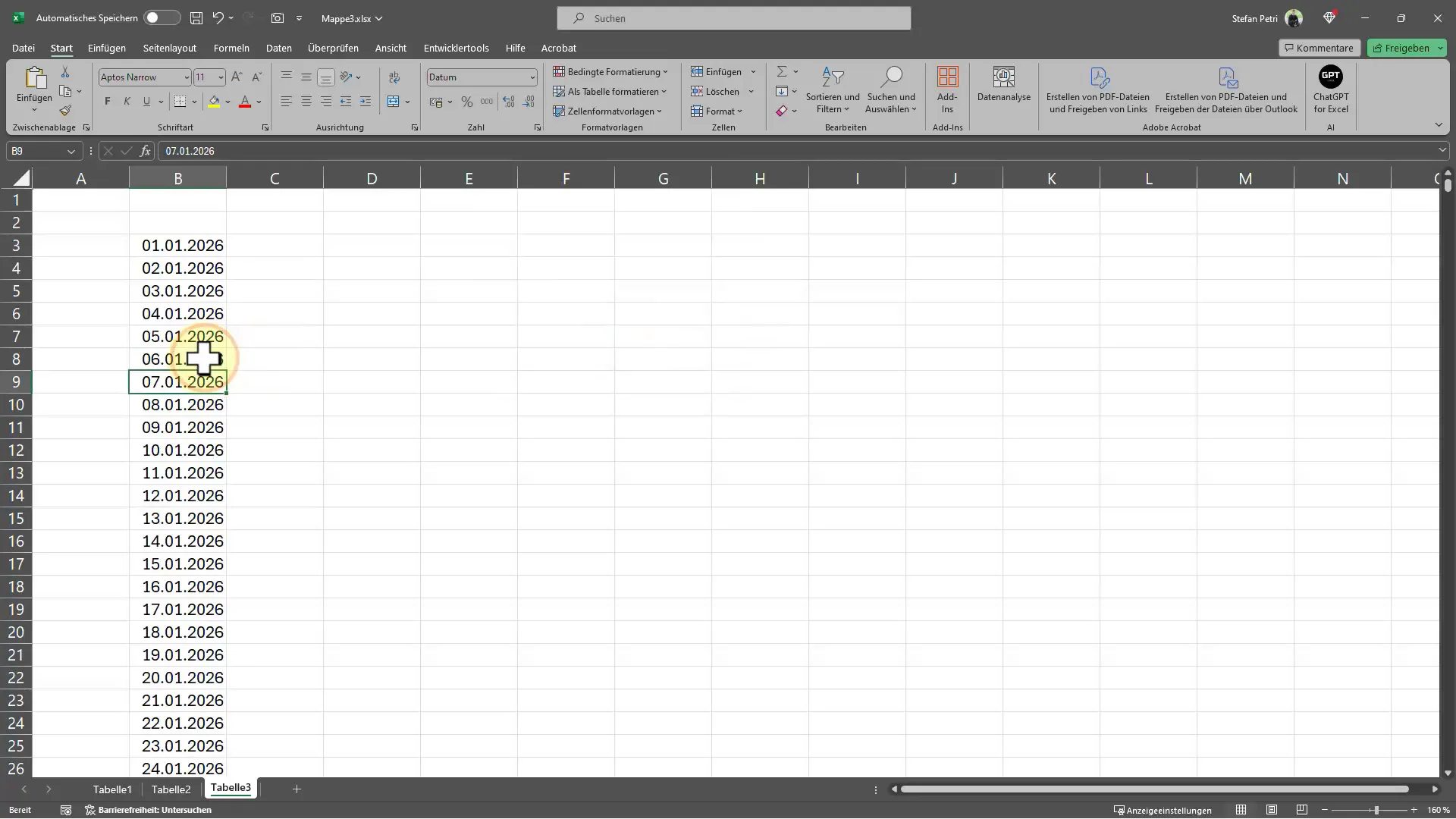 Efficient automatic filling in Excel - Your step-by-step guide