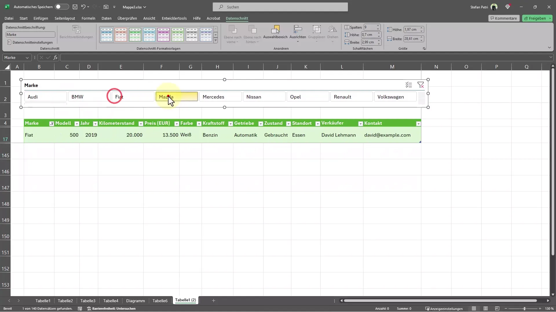 Effektives Filtern von Daten in Excel – So gehst du vor!