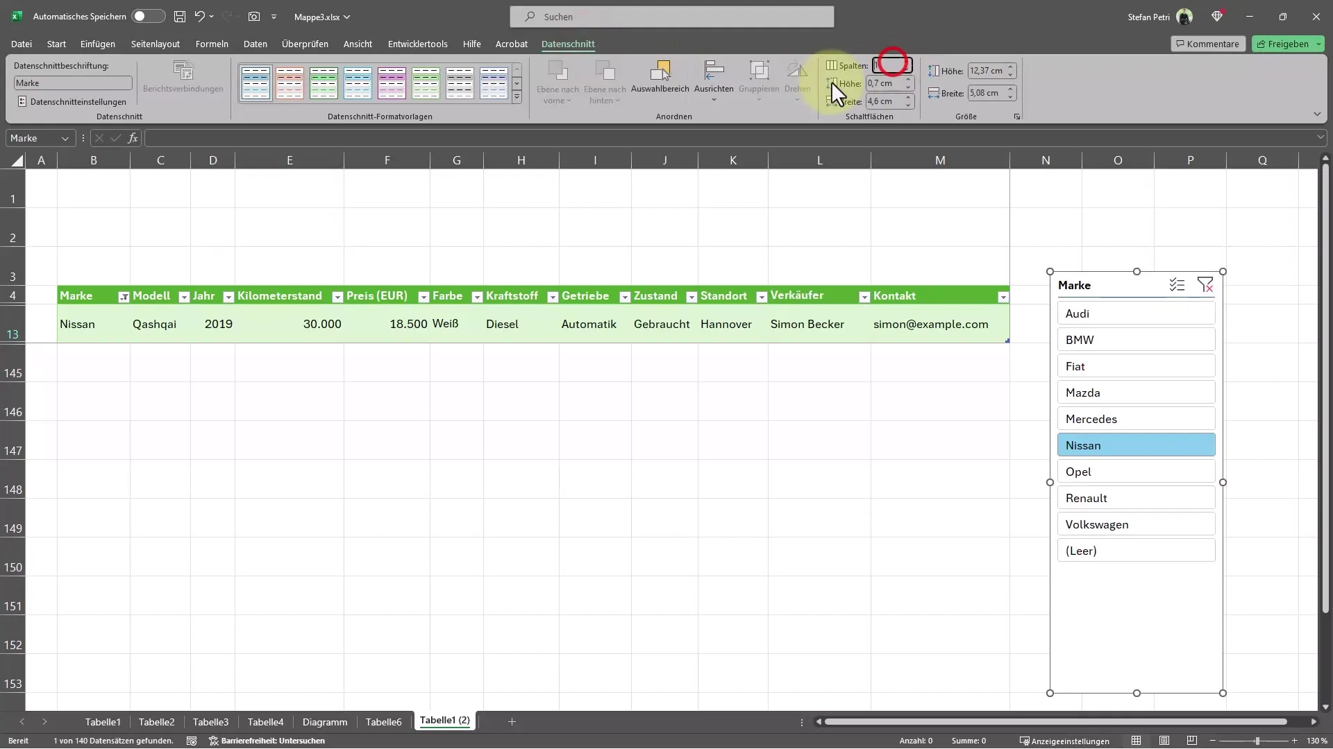 Effektives Filtern von Daten in Excel – So gehst du vor!