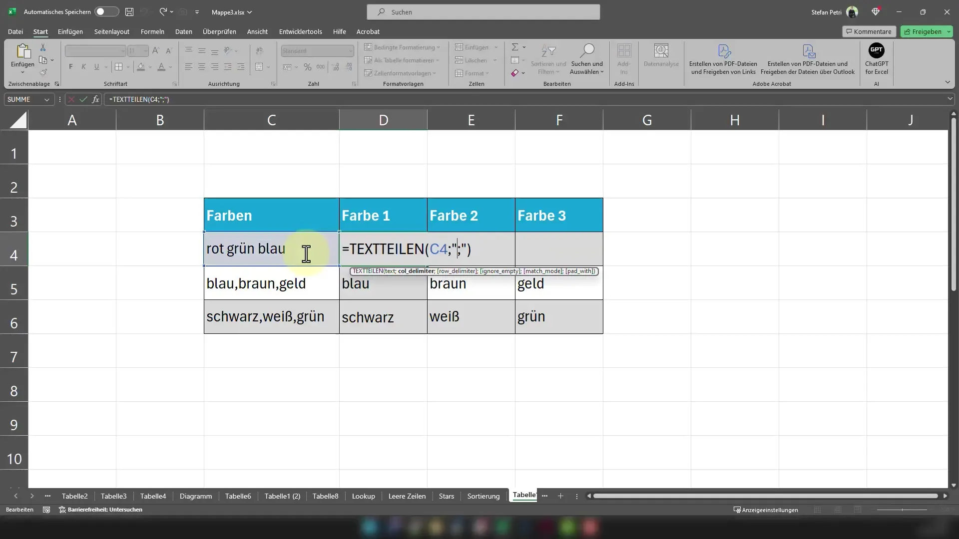 Membagi data dengan cepat di Excel - Panduan lengkap