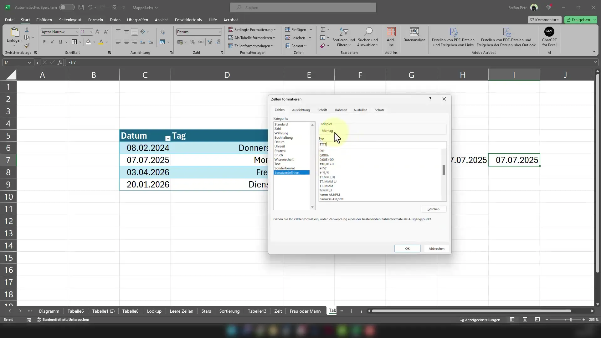 Datumsangaben in Excel Ausschreiben – So funktioniert's!