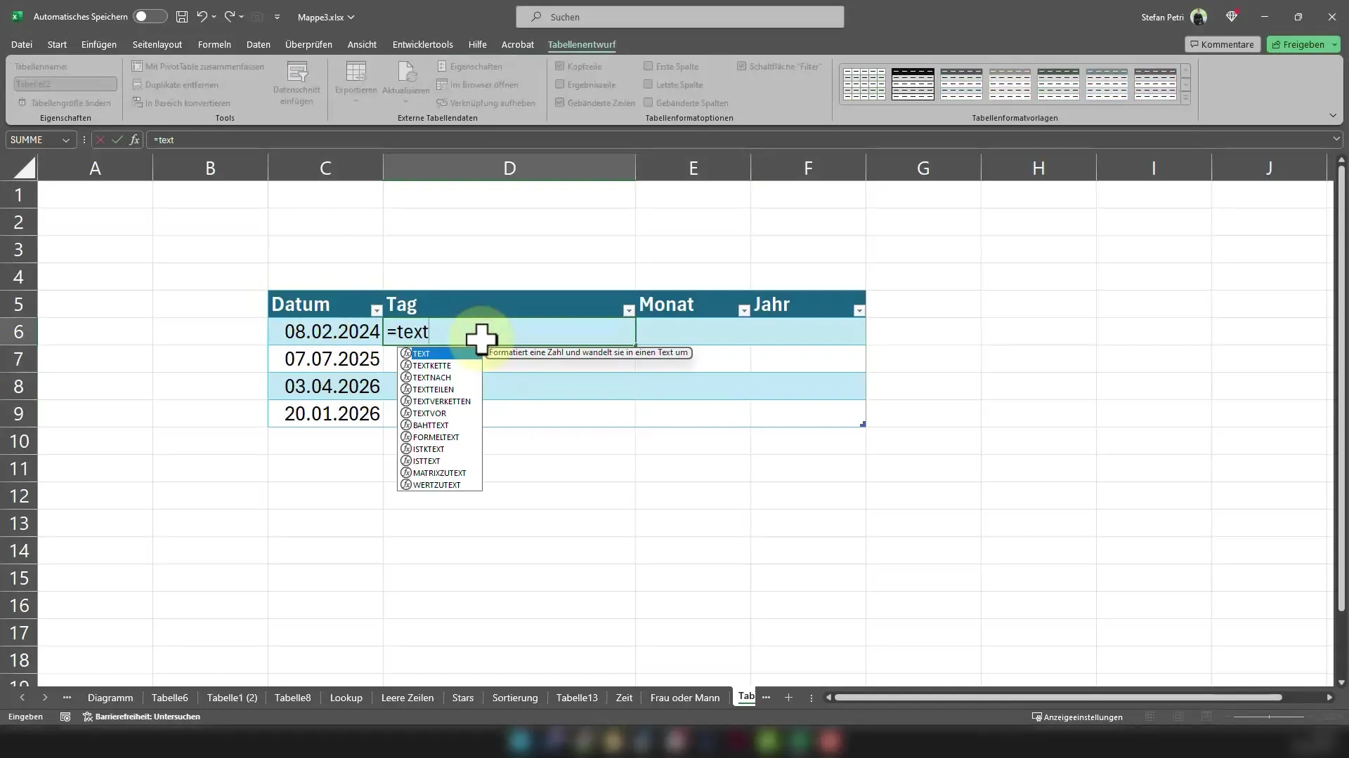 Datumsangaben in Excel Ausschreiben – So funktioniert's!