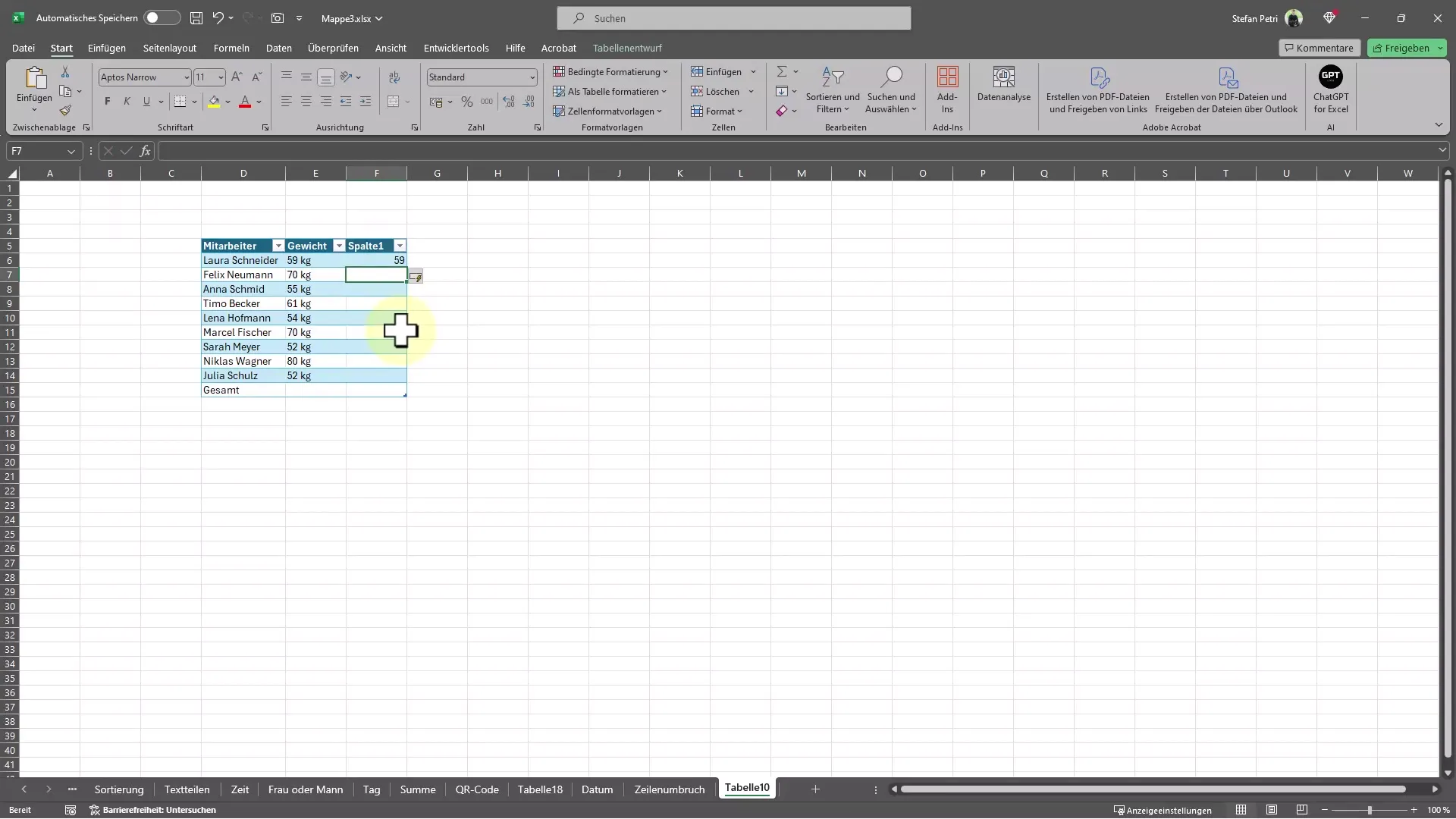 Excel tips – Correctly sum values with units of measurement