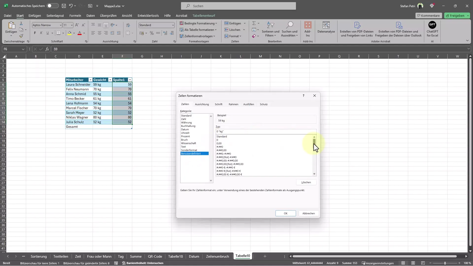 Excel tips - correctly sum values with units of measurement