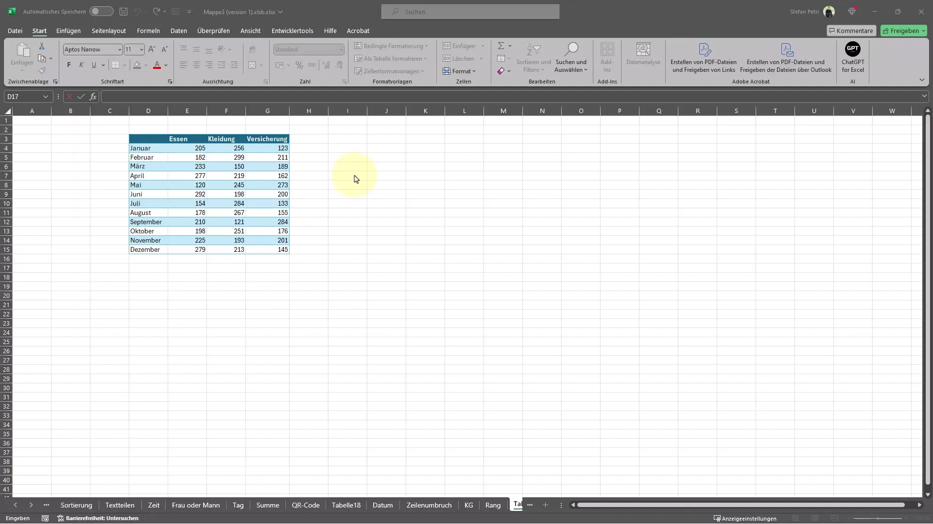 Cambiar filas y columnas rápidamente con Excel