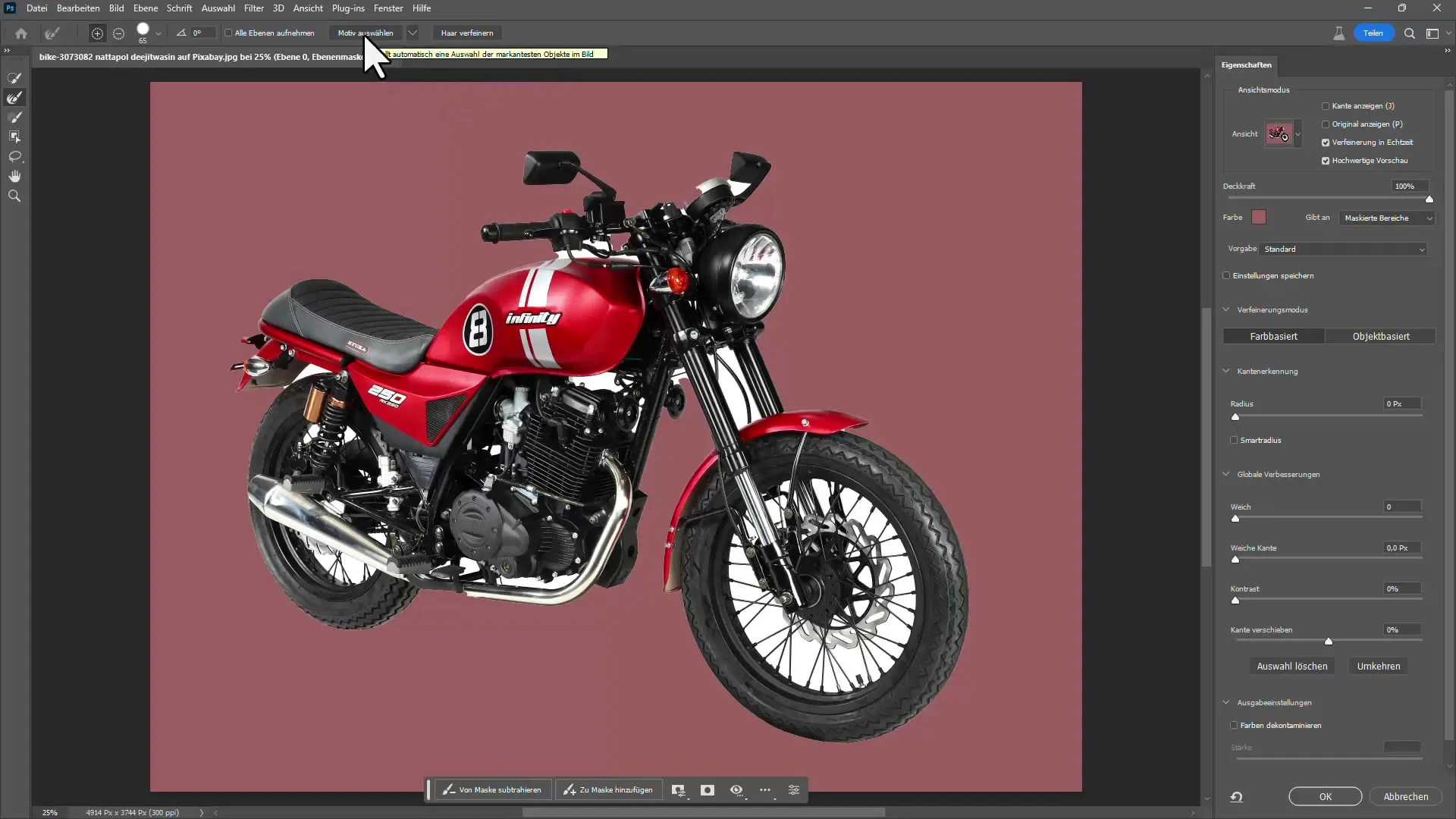 Efficient cutting out in Photoshop - This is how it works with AI