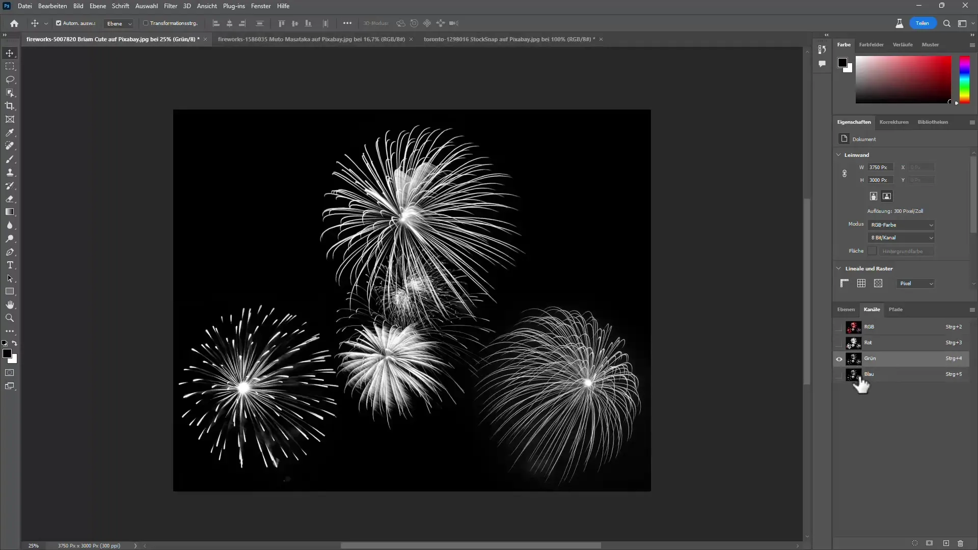 Méthodes efficaces pour détourer un feu d'artifice dans Photoshop