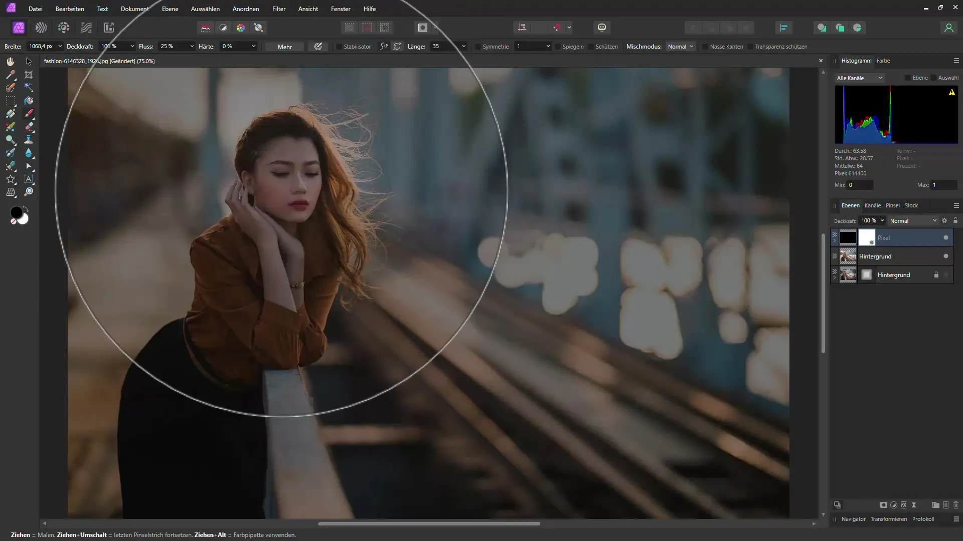 Menambahkan vignette secara cerdas di Affinity Photo - Panduan langkah demi langkah