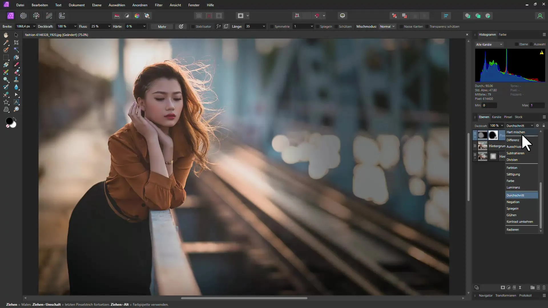 Affinity Photo: Přidání vignetového efektu – krok za krokem návod