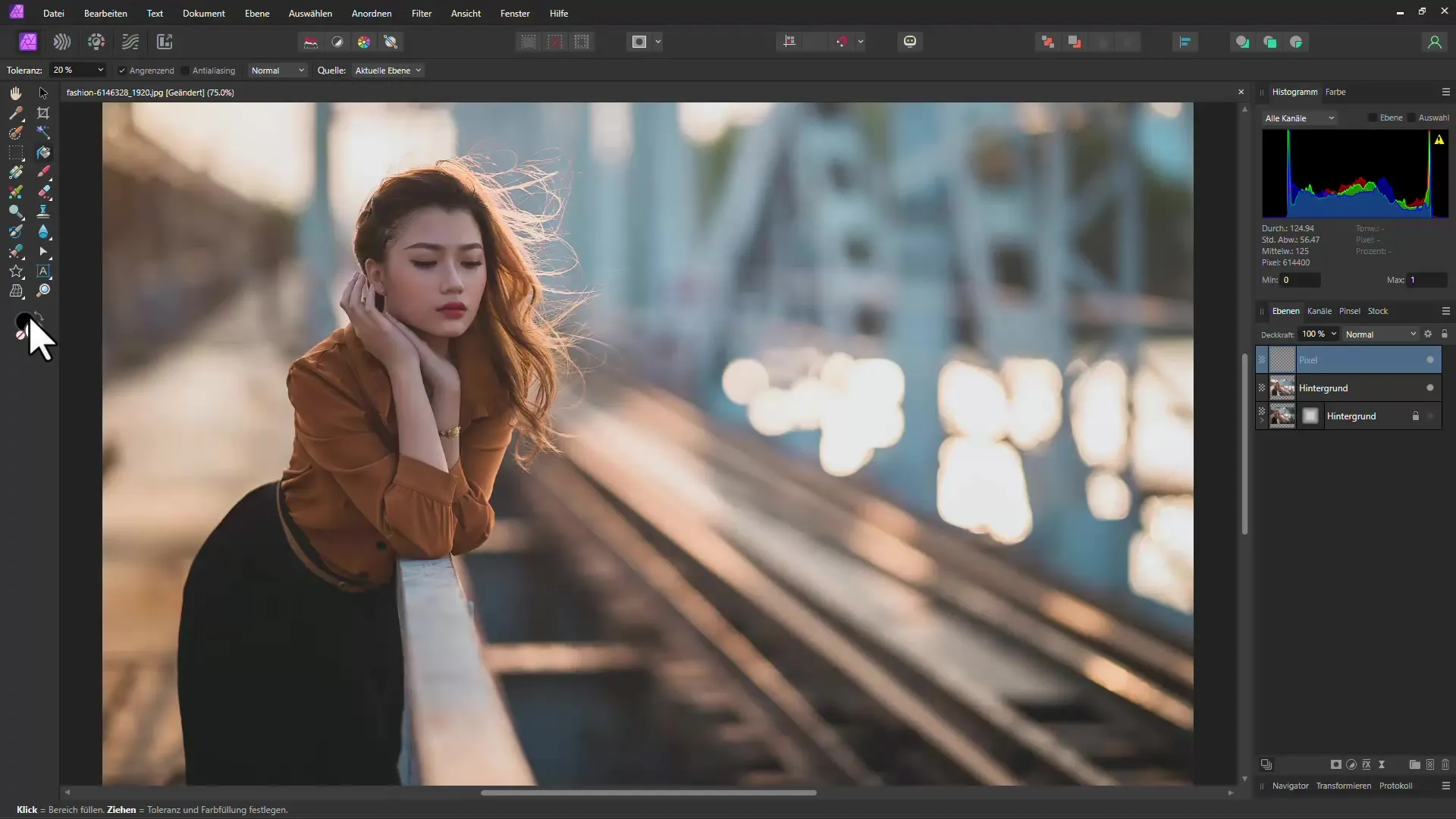 Affinity Photo: Adding a vignette cleverly - Step-by-step guide