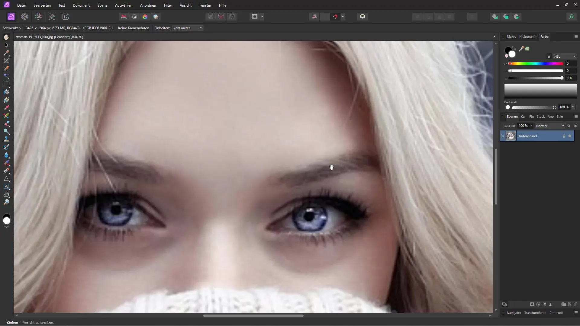 Effective strategies for optimizing images with low resolution in Affinity Photo