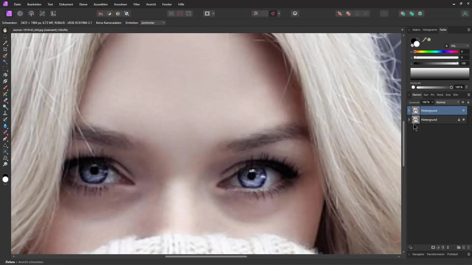 Effective strategies for optimizing images with low resolution in Affinity Photo