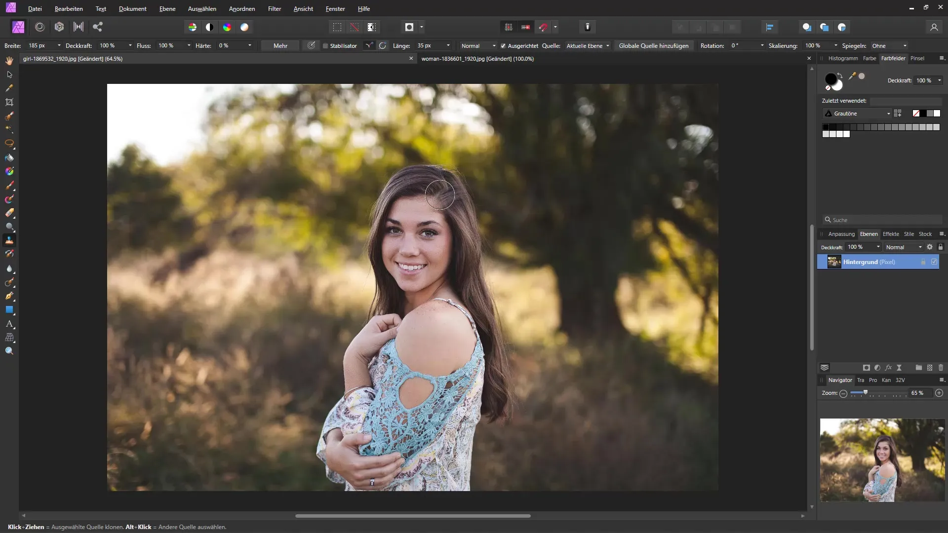 Remove distracting objects quickly in Affinity Photo - A step-by-step guide