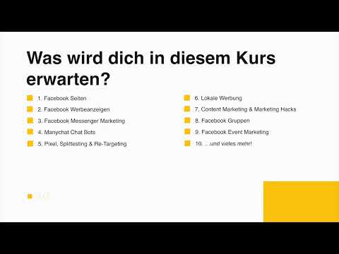 Facebook Marketing: 1 | What can you expect in the course?