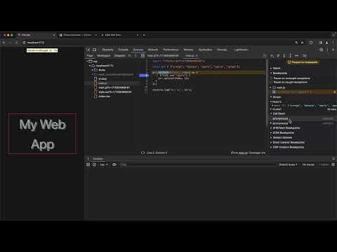 Chrome Developer Tools: 3.3 | Praktisk övning: Debugging - Hitta fel när du tar bort från en array