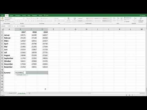 Excel tutorial: Pivot, charts and table design for clear data presentation - 2.3 Copying formulas automatically