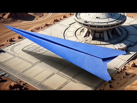 Preview image: Fold paper plane fighter jet - A detailed guide