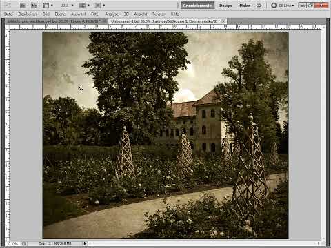 Image aging effects - aging images with textures and fill methods