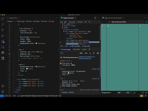 Flexbox in CSS & HTML: 4.2 | 3 columns, 3 rows
