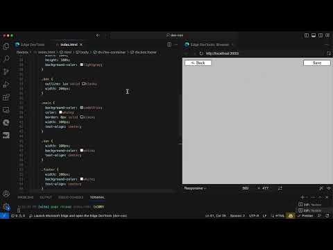 Flexbox in CSS & HTML: 3.9 | Example for alignment in main direction