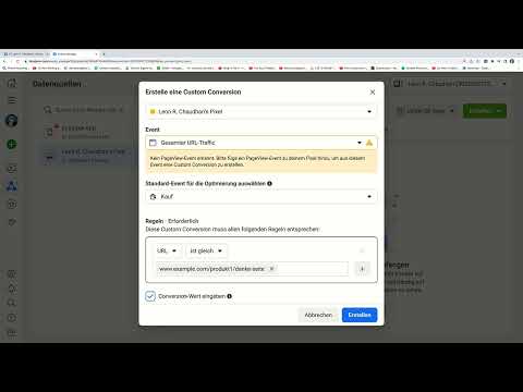 Facebook Marketing: 12.6 | Create Custom Conversion