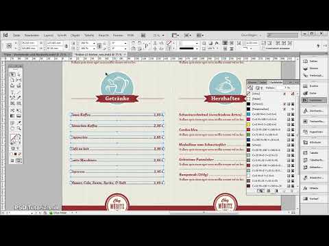 Création de menu professionnel sur Adobe InDesign - Partie 4
