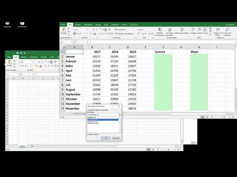 Excel tutorial: Pivot, charts and table design for clear data presentation - 2.6 Worksheet in a new Excel file