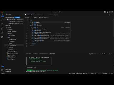 OpenAI API: 3.2 | Adding React to our project