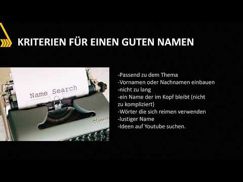YouTube marketing: 2.6 | Ideas for a name