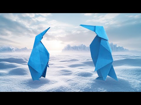 Preview image: Simply fold a penguin out of paper: Origami instructions