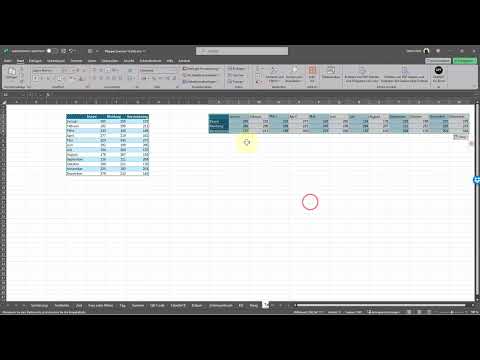 Excel-Tipps: 34 | Zeilen und Spalten mit einem Klick tauschen