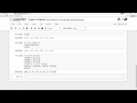 Python programming for beginners - 10 lists