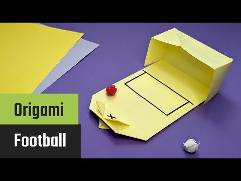 Preview image: Origami soccer game: instructions with video, photos, and description