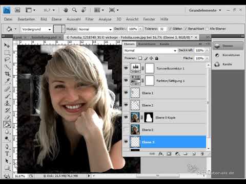 Cut out hair in the best possible way with difficult backgrounds using selection sectors